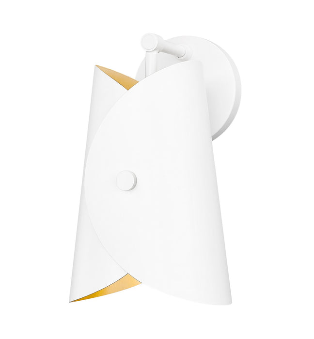 Z-Lite 1951-1S-MW One Light Wall Sconce, Matte White