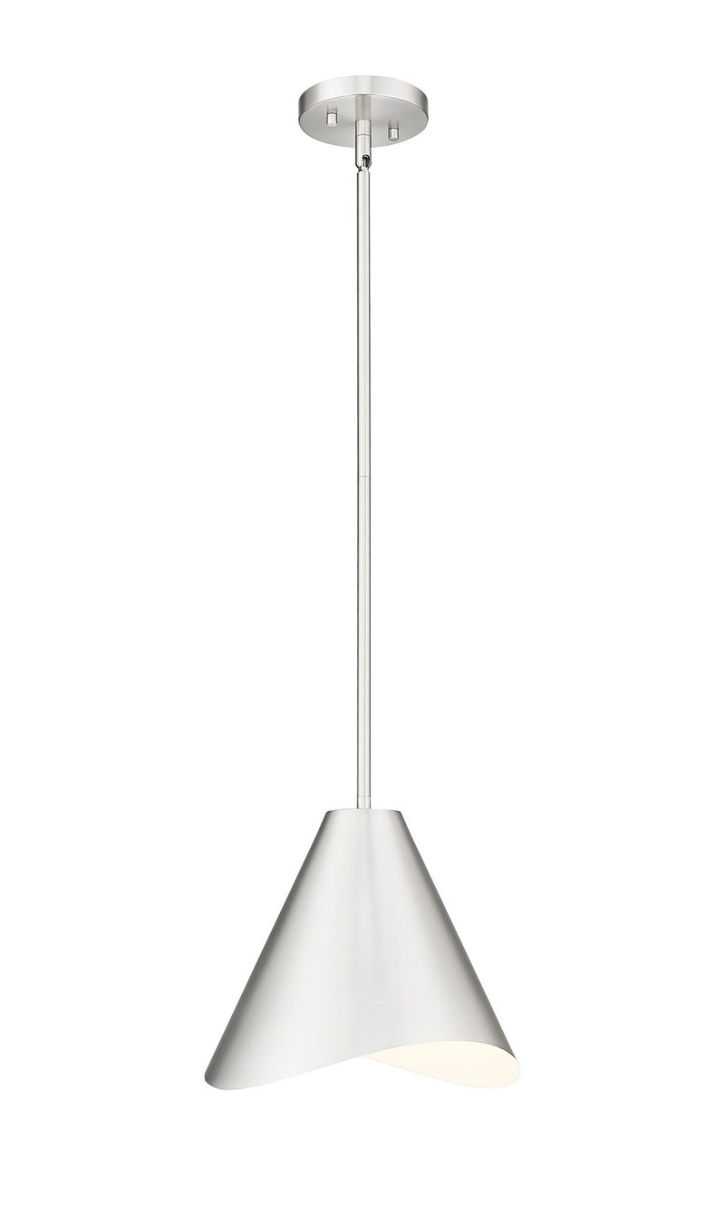Z-Lite 1952P12-BN One Light Pendant, Brushed Nickel