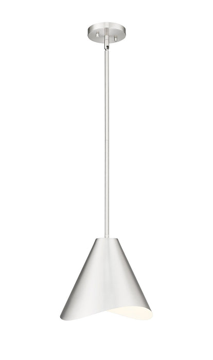 Z-Lite 1952P12-BN One Light Pendant, Brushed Nickel