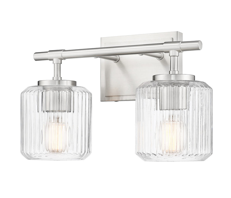 Z-Lite 7515-2V-BN Two Light Vanity, Brushed Nickel