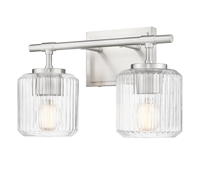 Z-Lite 7515-2V-BN Two Light Vanity, Brushed Nickel