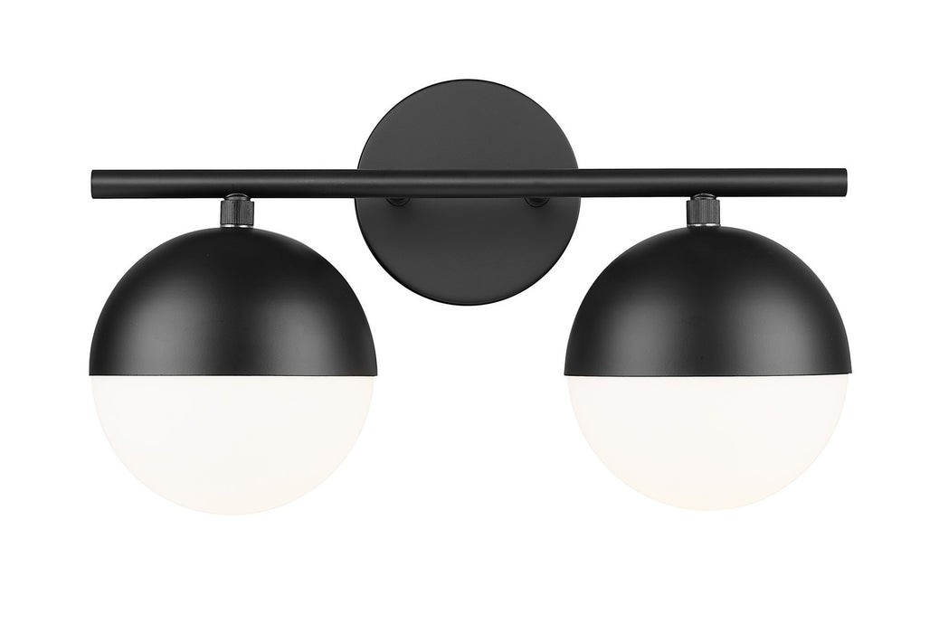 Z-Lite 7517-2V-MB Two Light Vanity, Matte Black