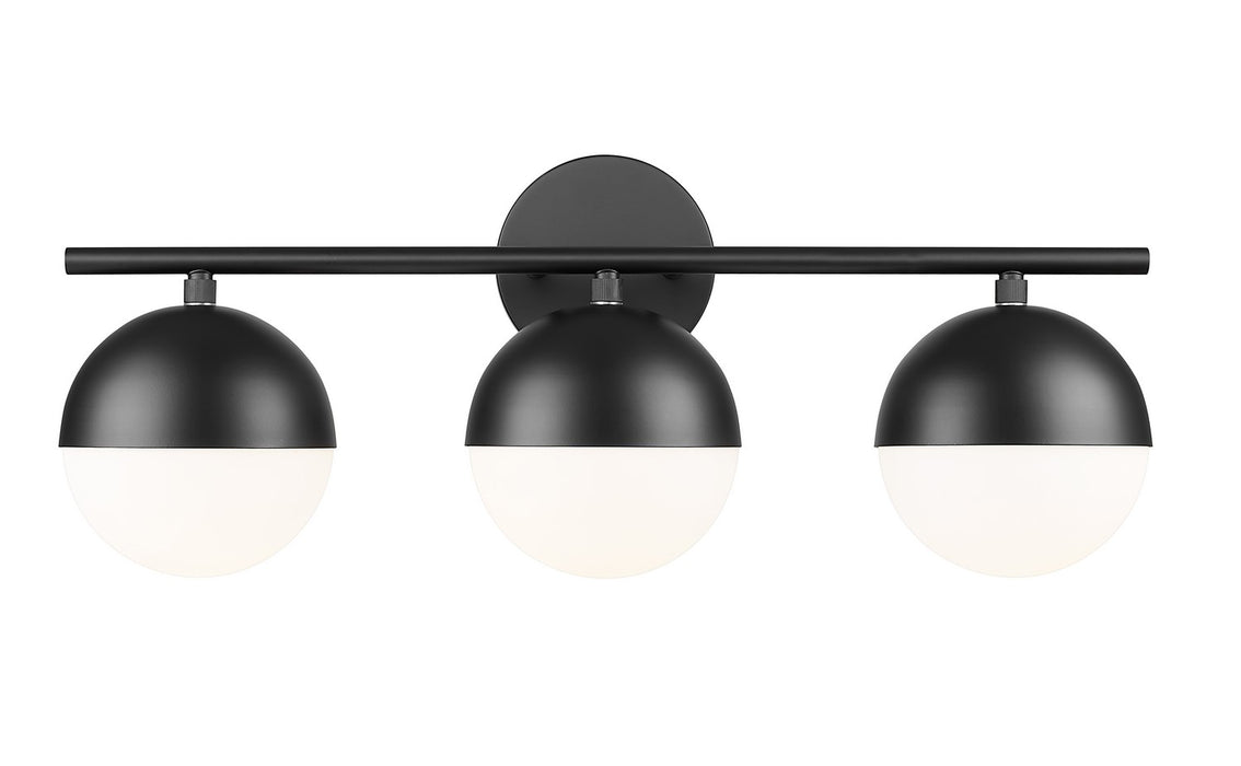 Z-Lite 7517-3V-MB Three Light Vanity, Matte Black