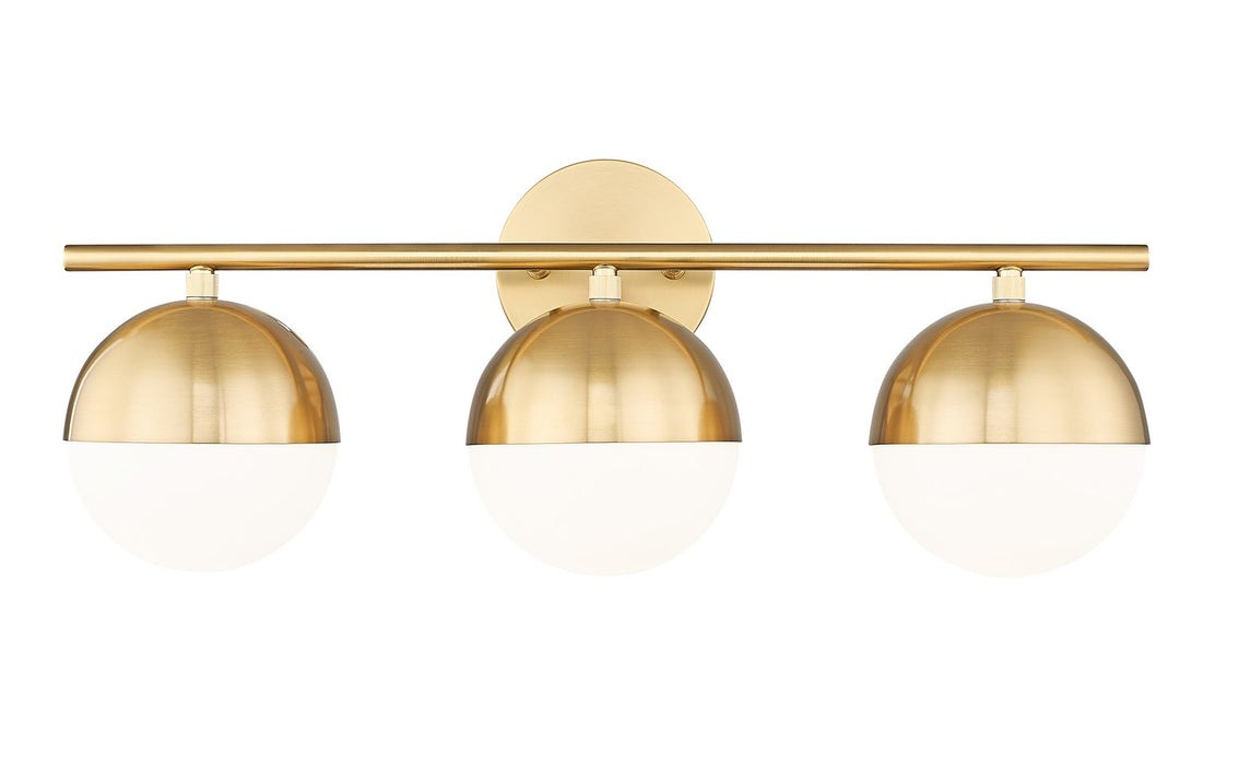 Z-Lite 7517-3V-MGLD Three Light Vanity, Modern Gold