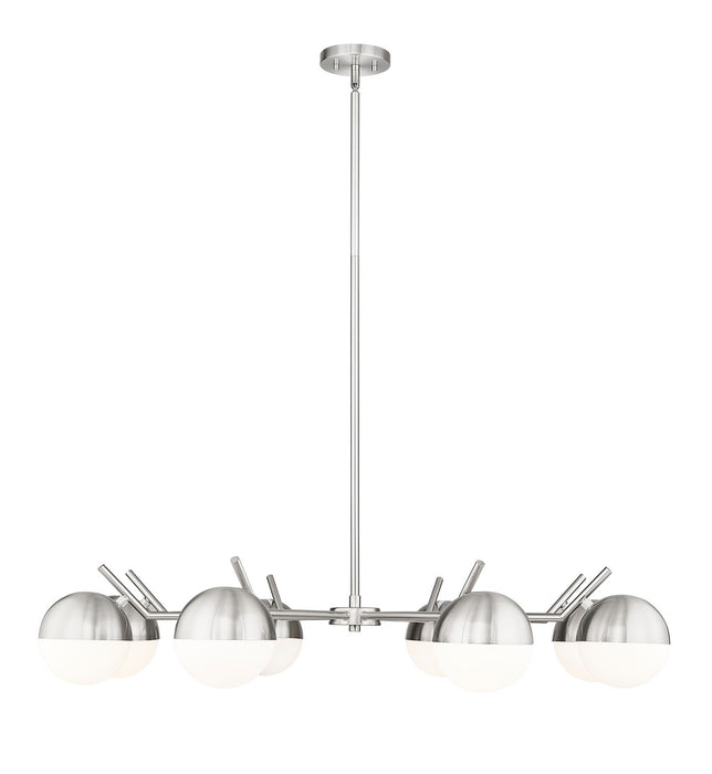 Z-Lite 7517-8BN Eight Light Chandelier, Brushed Nickel