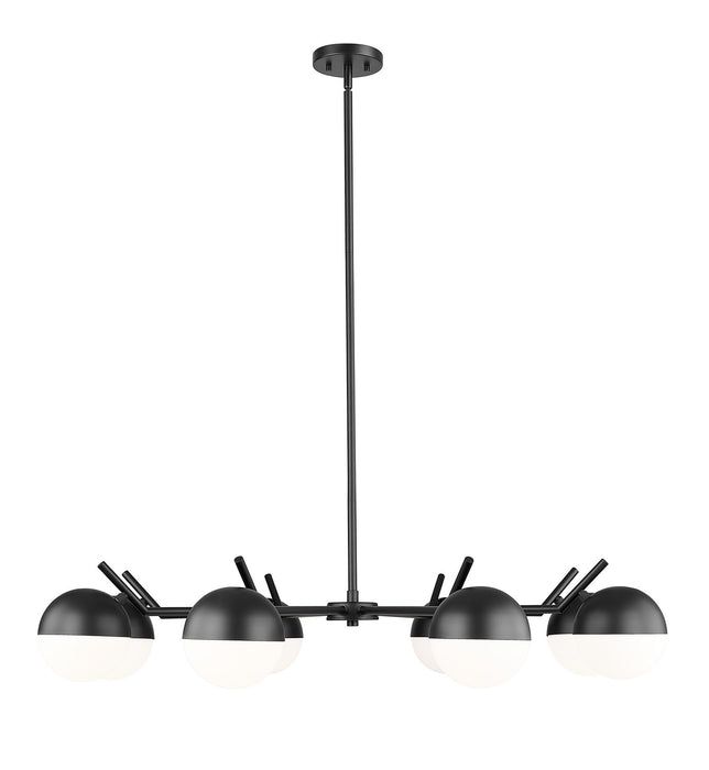Z-Lite 7517-8MB Eight Light Chandelier, Matte Black