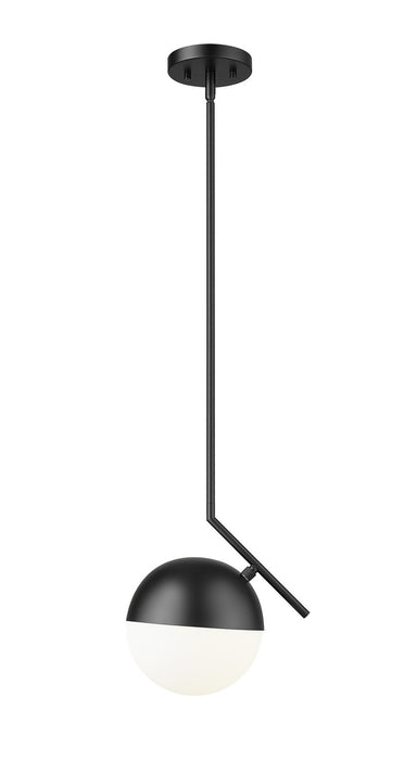 Z-Lite 7517P11-MB One Light Pendant, Matte Black