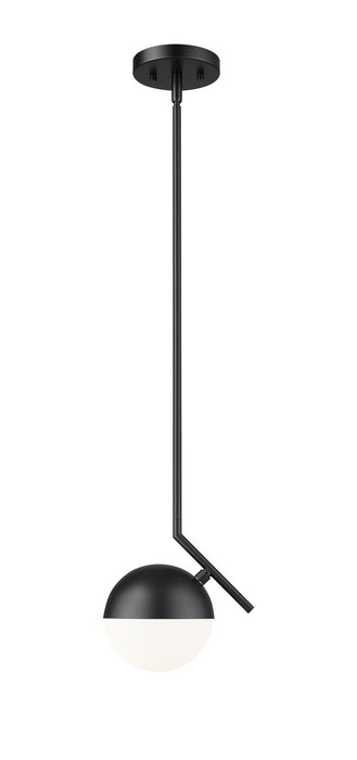 Z-Lite 7517P7-MB One Light Pendant, Matte Black