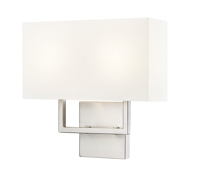 Z-Lite 815-2S-BN Two Light Wall Sconce, Brushed Nickel