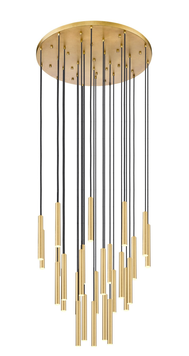 Z-Lite 919MP12-27R-MGLD-LED LED Chandelier, Modern Gold