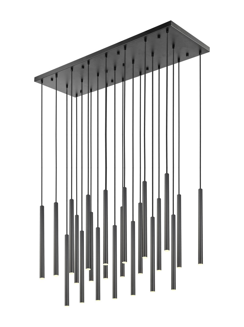 Z-Lite 919MP24-23L-MB-LED LED Linear Chandelier, Matte Black