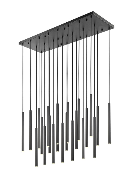 Z-Lite 919MP24-23L-MB-LED LED Linear Chandelier, Matte Black