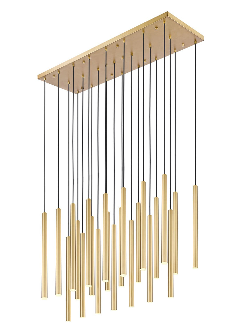 Z-Lite 919MP24-23L-MGLD-LED LED Linear Chandelier, Modern Gold