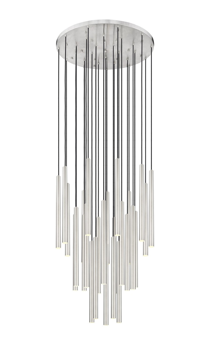 Z-Lite 919MP24-27R-BN-LED LED Chandelier, Brushed Nickel