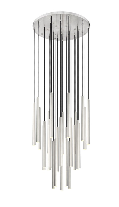 Z-Lite 919MP24-27R-BN-LED LED Chandelier, Brushed Nickel