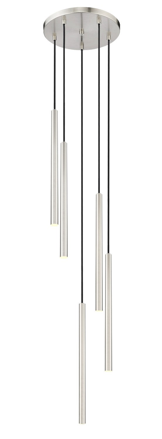 Z-Lite 919MP24-5R-BN-LED LED Chandelier, Brushed Nickel