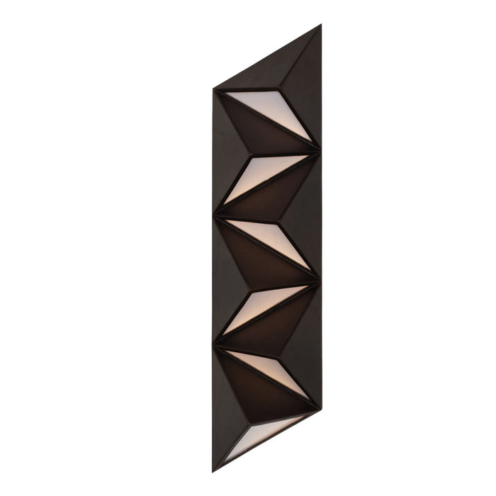 Kalco 409821BZ LED Outdoor Wall Sconce, Bronze