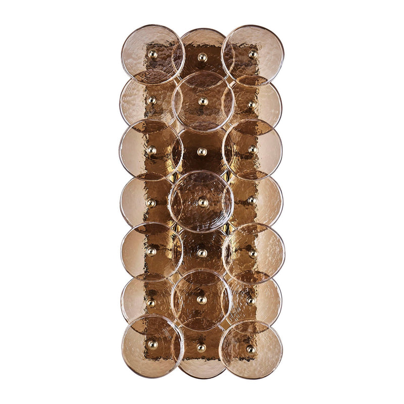 Kalco 521524PWB Four Light Wall Sconce, Polished Winter Brass