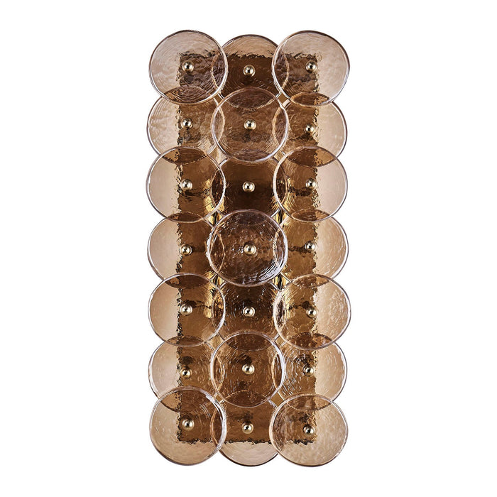 Kalco 521524PWB Four Light Wall Sconce, Polished Winter Brass
