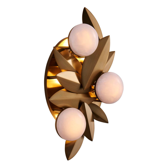 Kalco 523521WB LED Wall Sconce, Winter Brass