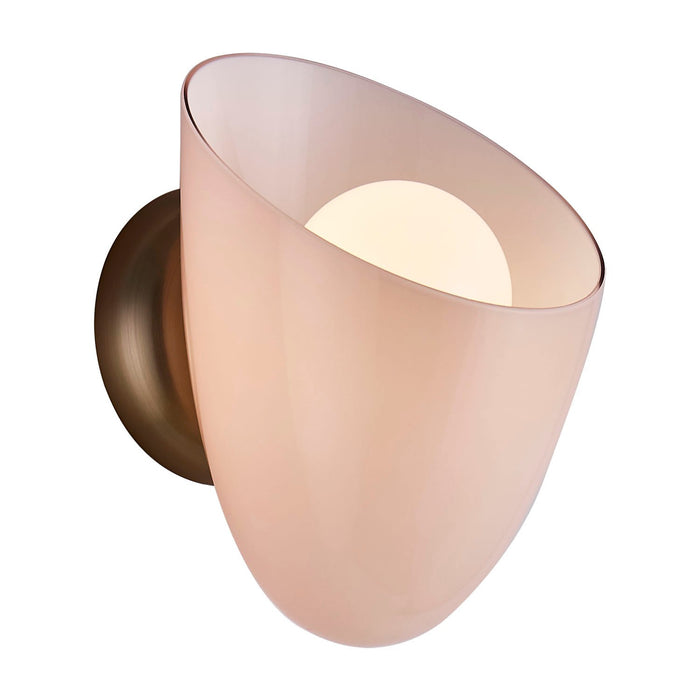 Kalco 524321WB One Light Wall Sconce, Winter Brass