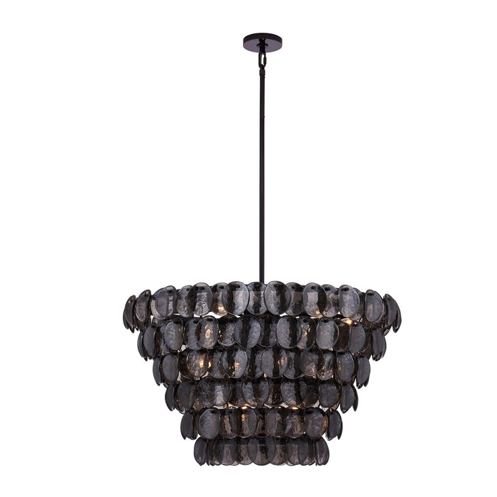 Kalco 524656BN 14 Light Pendant, Black Nickel