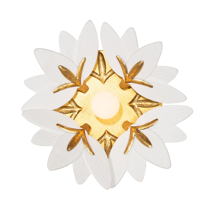 Kalco 525621OL One Light Wall Sconce, Oxidized Gold Leaf