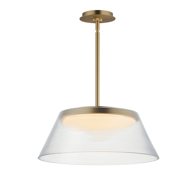 ET2 E22088-144SBR LED Pendant, Satin Brass
