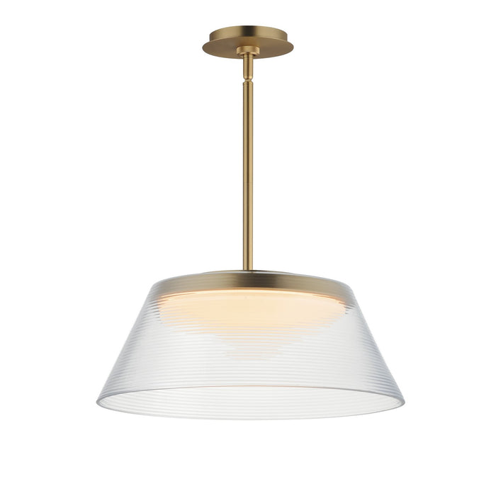 ET2 E22088-144SBR LED Pendant, Satin Brass
