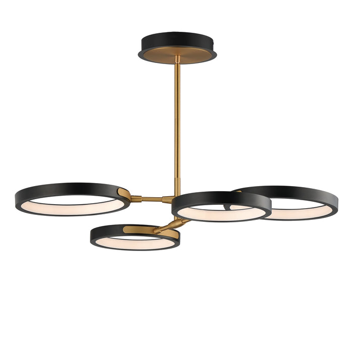 ET2 E24322-BKGLD LED Pendant, Black / Gold