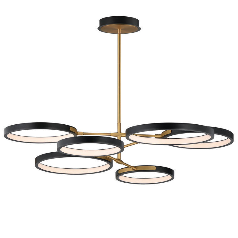 ET2 E24328-BKGLD LED Pendant, Black / Gold