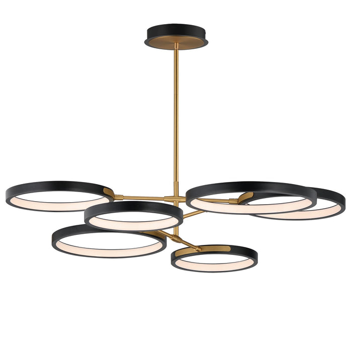 ET2 E24328-BKGLD LED Pendant, Black / Gold