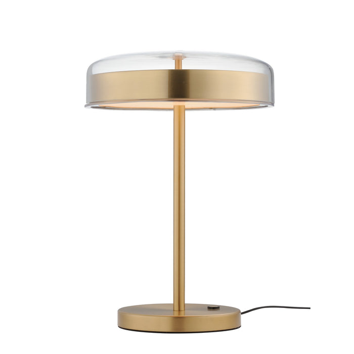ET2 E24669-18NAB LED Table Lamp, Natural Aged Brass