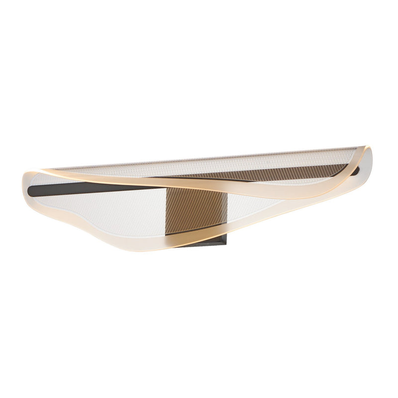 ET2 E24713-144BK LED Bath Vanity, Black