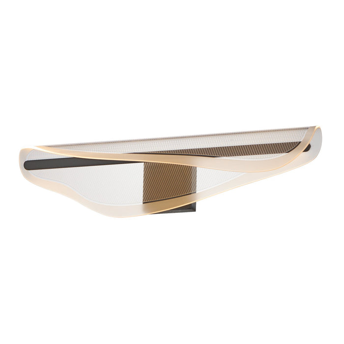 ET2 E24713-144BK LED Bath Vanity, Black