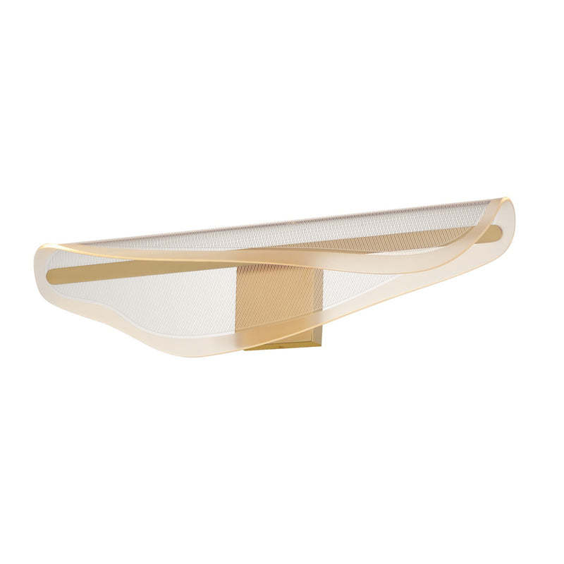 ET2 E24713-144GLD LED Bath Vanity, Gold