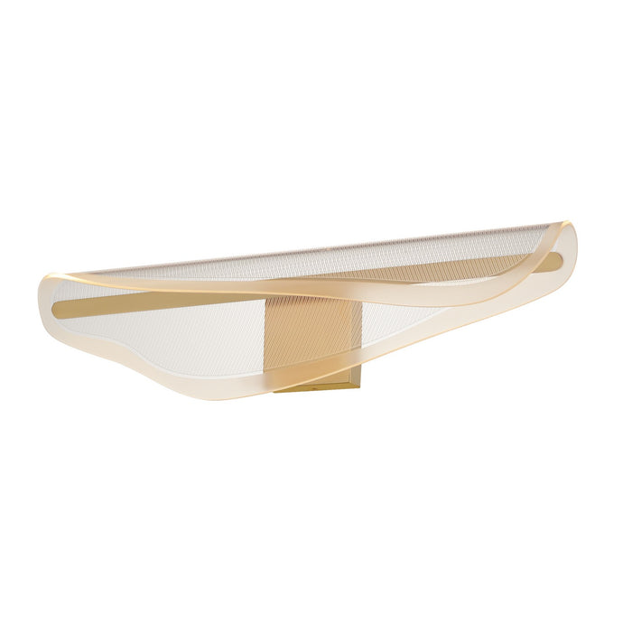 ET2 E24713-144GLD LED Bath Vanity, Gold