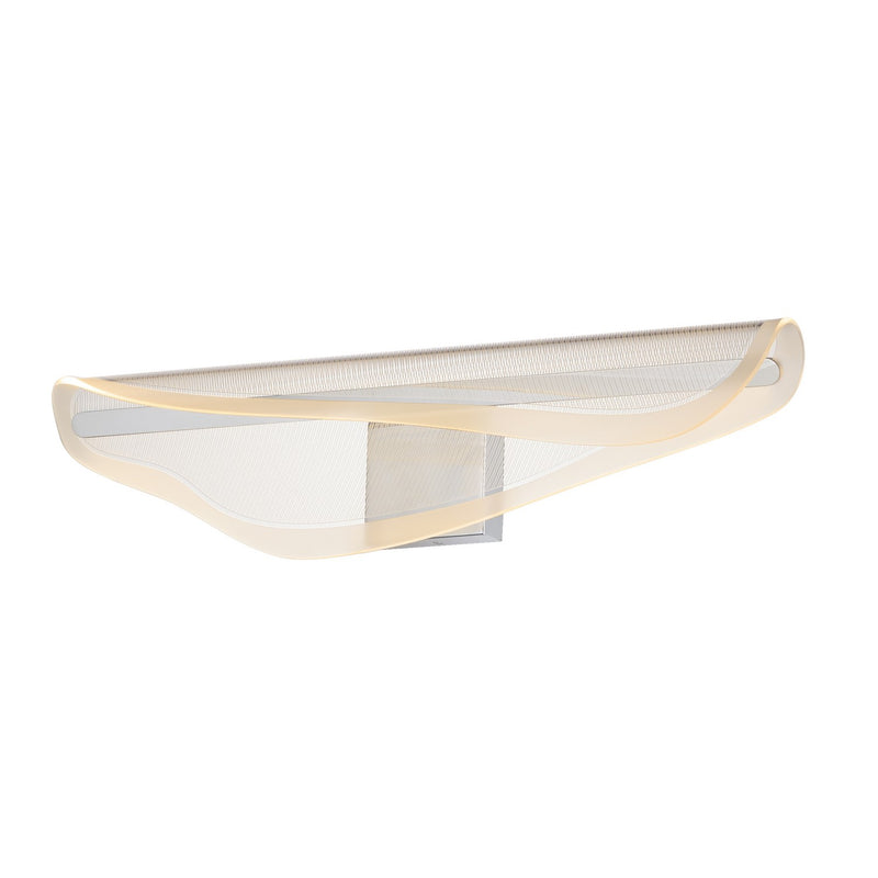 ET2 E24713-144PC LED Bath Vanity, Polished Chrome
