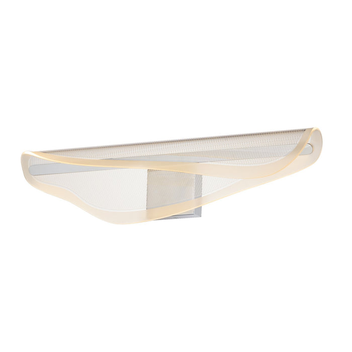 ET2 E24713-144PC LED Bath Vanity, Polished Chrome