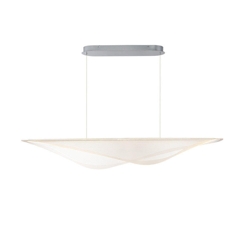 ET2 E24716-144PC LED Linear Pendant, Polished Chrome