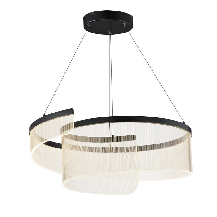 ET2 E24772-133BK LED Pendant, Black