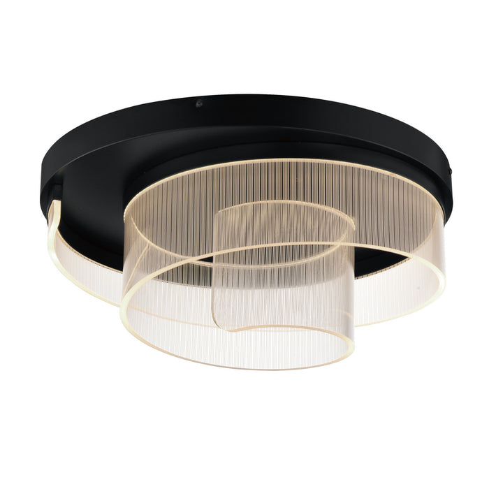 ET2 E24778-133BK LED Flush Mount, Black
