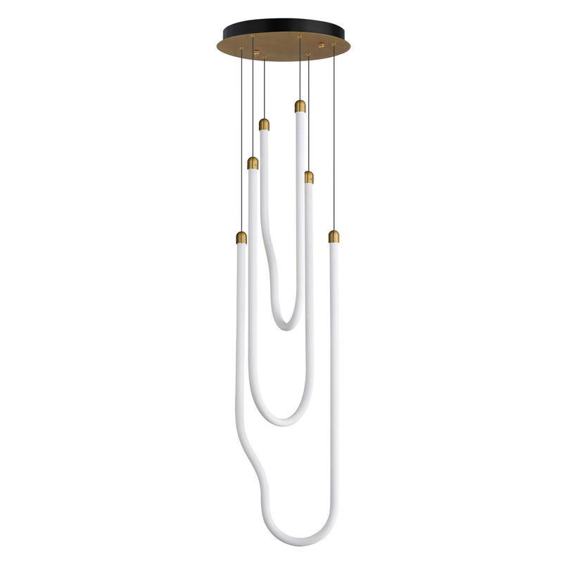 ET2 E24983-NAB LED Pendant, Natural Aged Brass