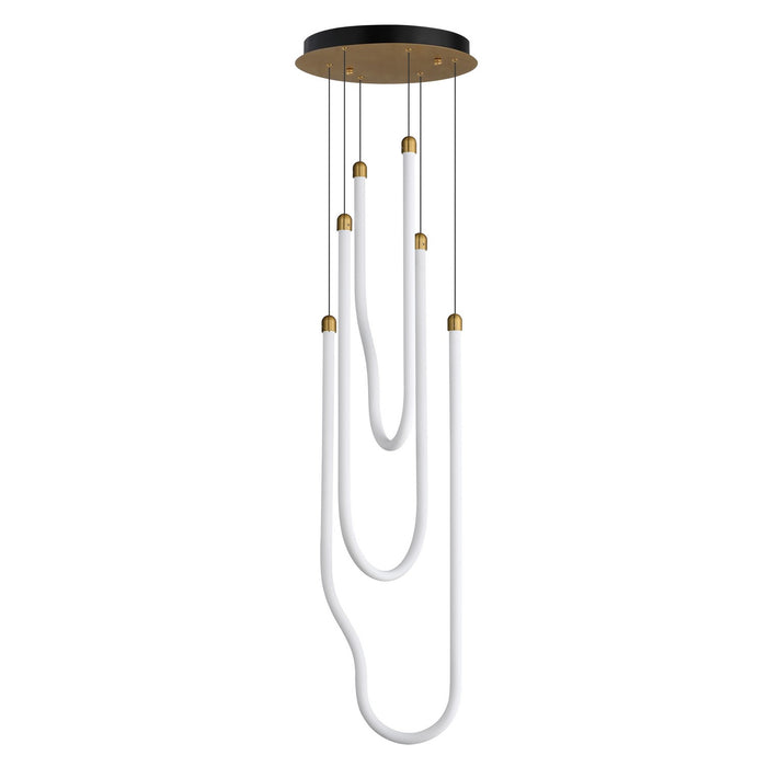 ET2 E24983-NAB LED Pendant, Natural Aged Brass
