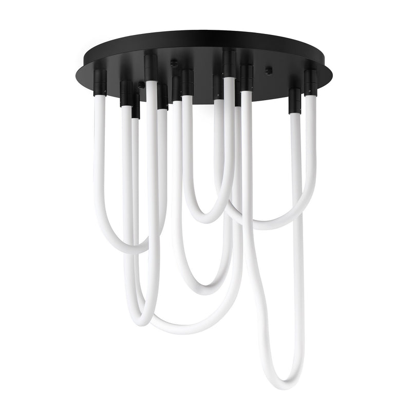 ET2 E24987-BK LED Flush Mount, Black
