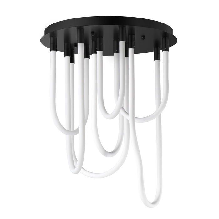 ET2 E24987-BK LED Flush Mount, Black