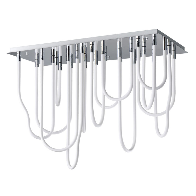 ET2 E24989-PC LED Flush Mount, Polished Chrome