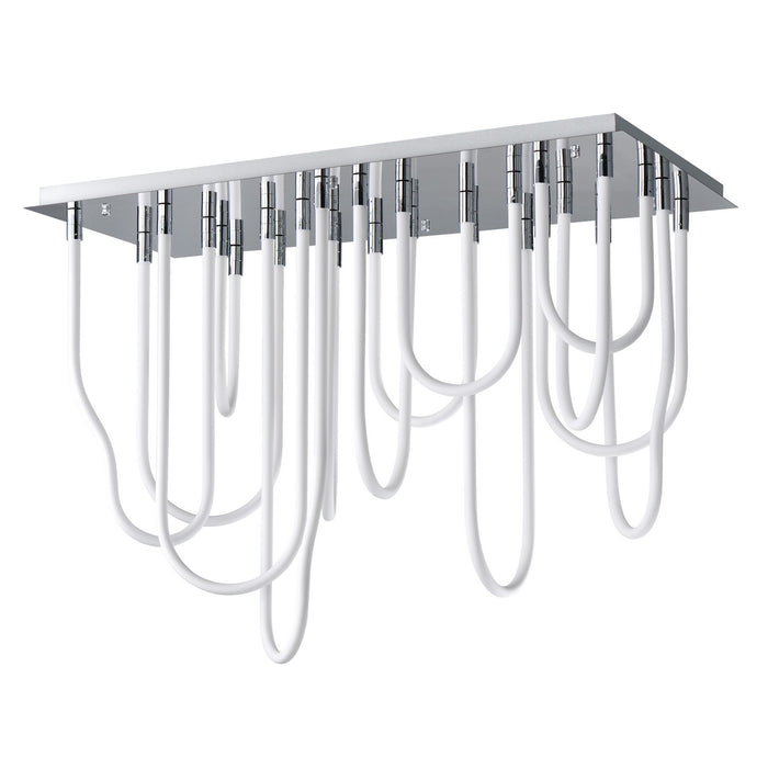 ET2 E24989-PC LED Flush Mount, Polished Chrome