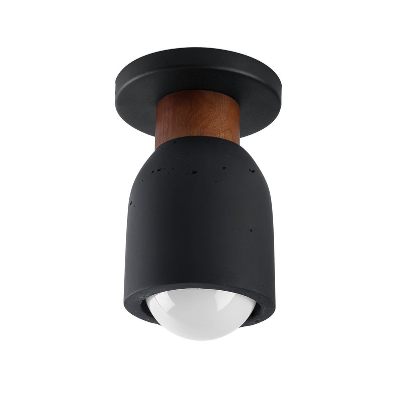 Maxim 10629LVBK One Light Flush Mount, Lava / Black