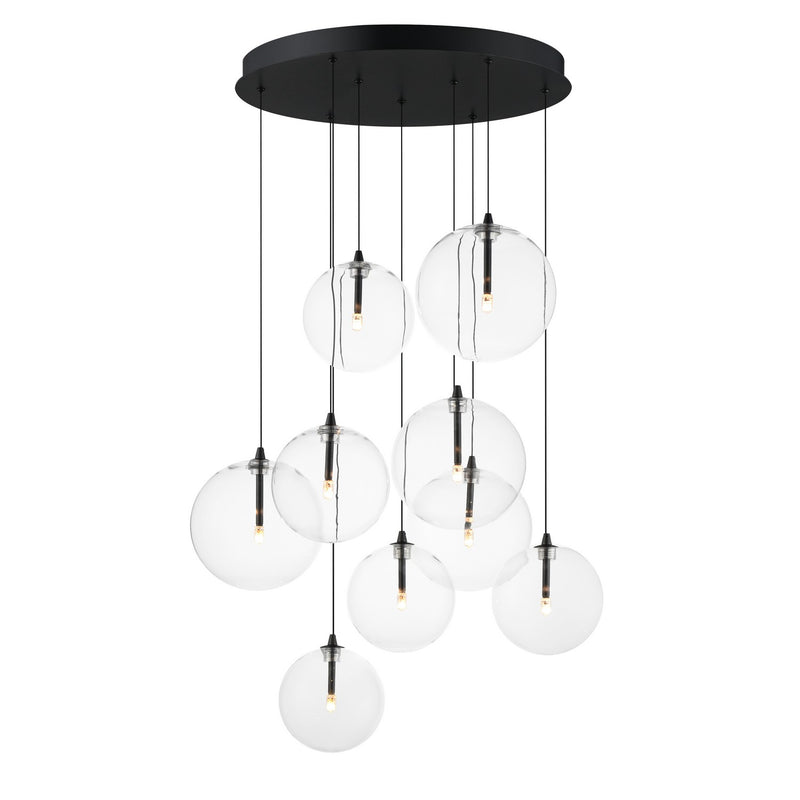 ET2 E25077-18BK LED Pendant, Black